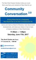 Community Conversation 2.0 - Hospice Residence Discussion in New Westminster 