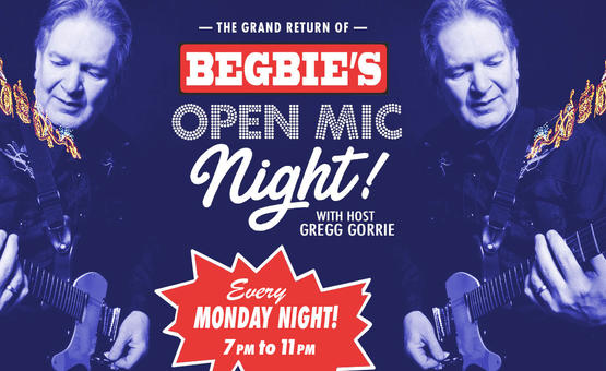 image of Begbie Open Mic Night event poster