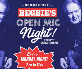 image of Begbie Open Mic Night event poster