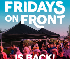 image of Fridays on Front returns poster