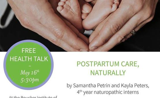 Health Talk - Postpartum Care, Naturally