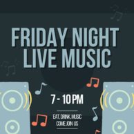 Friday Night Live Music event poster